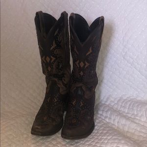 Lucchese studded boots size 7.5